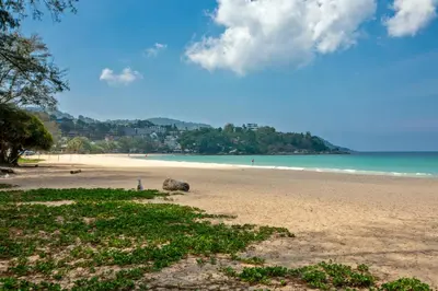 a view of a beach with the ocean at 1bdr Apartment on the Kata Beach SPL-101 by Capital Pro in Phuket Town