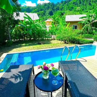 Peaceful Retreat Villa by Nai Thon beach