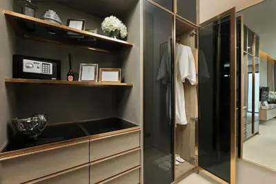 a bathroom with a glass walk in shower at Zenithy Pool Villas by Capitalpro ZEN-9 in Phuket Town