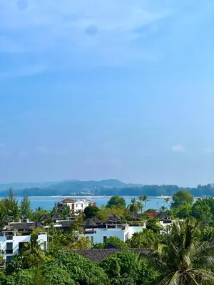 a view of a city and a body of water at The Aristo-2-326 in Phuket Town