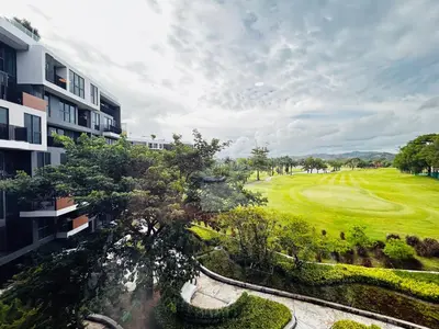 an aerial view of a golf course at 1 Bdr Sky Park Golf view in Bang Tao Beach