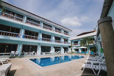 a view of the hotel and the pool at O'Shop Residence Patong Beach in Patong Beach