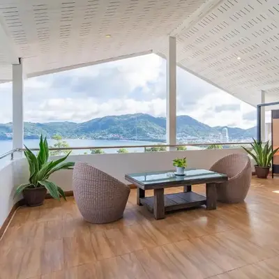 Patong Blue House Panorama View