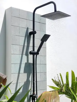 a street light on the side of a building at Villa Coco - Tropical Paradise with Private Pool in Thalang