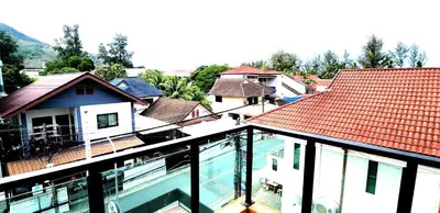 arial view of a building with red roof at PR ROOM FOR RENT in Kamala Beach