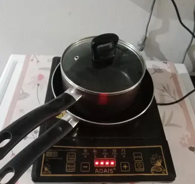 a pot sitting on top of a stove at STP apartment 2rd floor in Patong Beach
