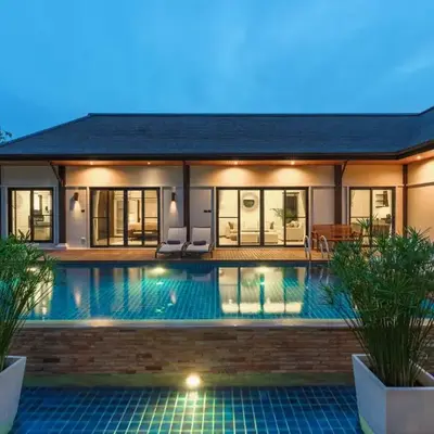 3-Bedroom Large Pool Villa With Garden