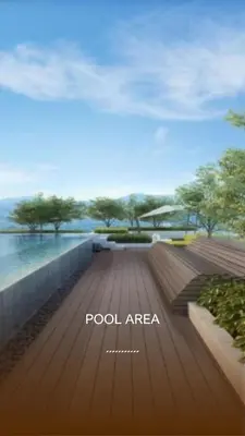 a rendering of a pool area with trees and water at Skypark Laguna Phuket in Bang Tao Beach