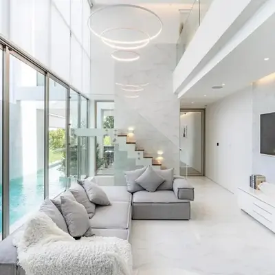New Modern Aesthetic 3-Storey Villa A15 in Gated Residence just 10 min drive Laguna Phuket
