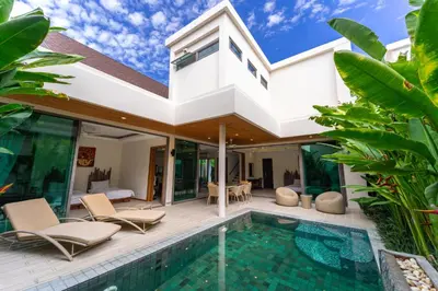 an image of a villa with a swimming pool at Beautiful Pool Villa near Rawai Beach in Rawai Beach