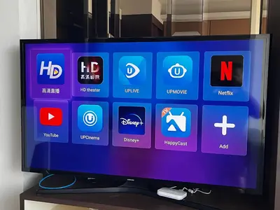 a television screen with different apps on it at Aristo Resort Surin Beach M06 in Phuket Town
