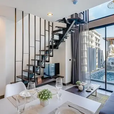 Pool Access Utopia Loft