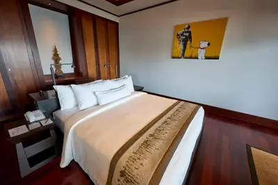 a bedroom with a large bed in a room at Villa 29 Montebello Andara Resort Villas in Kamala Beach