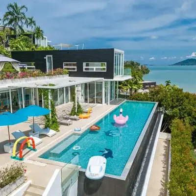 Phuket 4-6 Bedroom Seaview Villa Infinity 25mPool In-Villa Dining & Butler Gym
