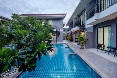 an image of a swimming pool in a villa at Chanakarn Pool Access Rawai in Rawai Beach