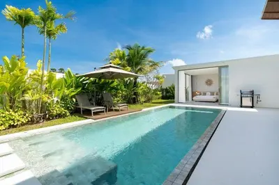 an image of a swimming pool in a villa at Luxury villa near Bangtao beach in Phuket Town