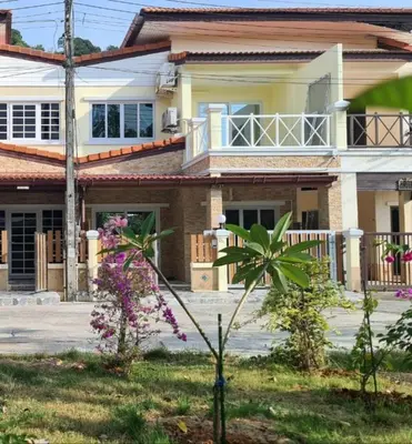 a house with flowers in front of it at GORGEOUS NEW DESIGNED 4br KataBeach sweetHome in Kata Beach