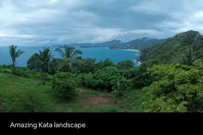 an amazing katari landscape with a view of the ocean at Ozone Phuket Kata Beach Resort & Wellness in Kata Beach