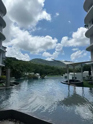 a view of a swimming pool at a resort at Duplex apartment on Naiharn Beach A22 in Rawai Beach