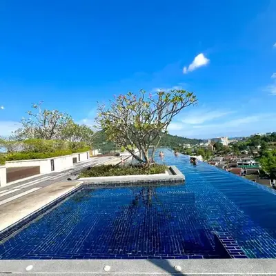 1BR Apartment with Rooftop Pool - The Base Height Phuket town
