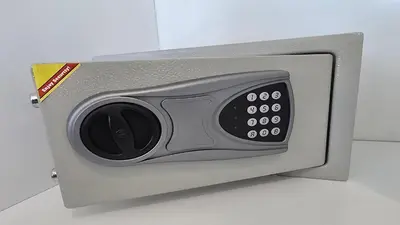 a microwave oven with its door open on a counter at Urban loft 1BR T1-706 in Chalong