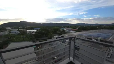 a view from the balcony of a building at Urban loft 1BR T1-706 in Chalong