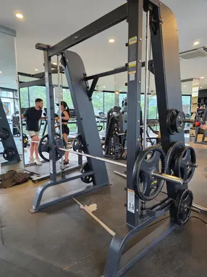 a gym with people working out in the gym at 1BDR Rooftop bar The biggest gym Spa centre in Kamala Beach