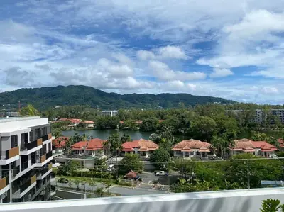 a view of a resort with a body of water at Modern Laguna Skypark apartments by Lofty in Bang Tao Beach