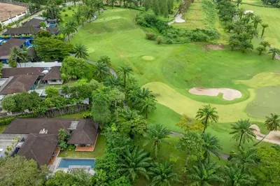 an aerial view of the golf course at the resort at High End Imported Furniture Loch Palm Golf Course V145 in Kathu