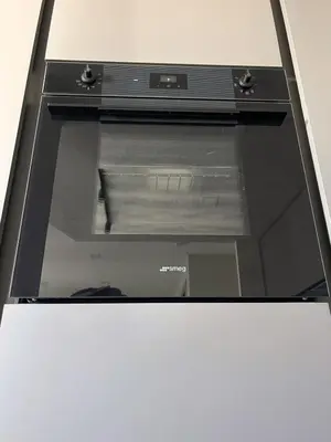 a close up of a stove top oven at Brand New Luxury 3BR with Private Hammam in Chalong