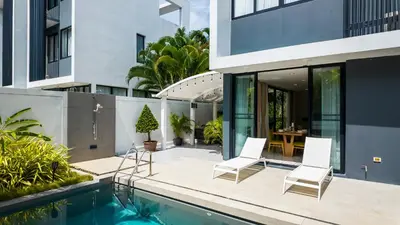 an image of a house with a swimming pool at Laguna Park 2 Family Pool Villa near Bang Tao Beach in Bang Tao Beach