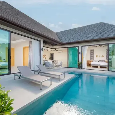 Villa Plunge Modern 2-Bedroom with Private Pool
