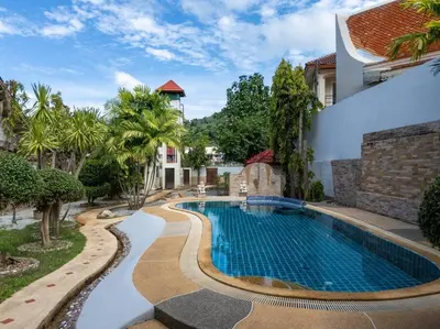 an image of a swimming pool at a house at Coast Charm 6BR House Karon in Karon Beach