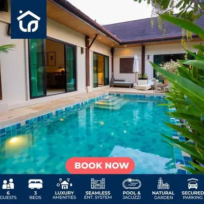 Most Beautiful Relaxation Garden Villa V86