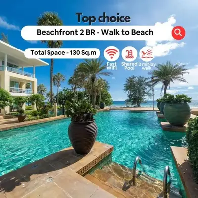Karon Seaview Beachfront - 2 BR Apartment At Paradox Residence