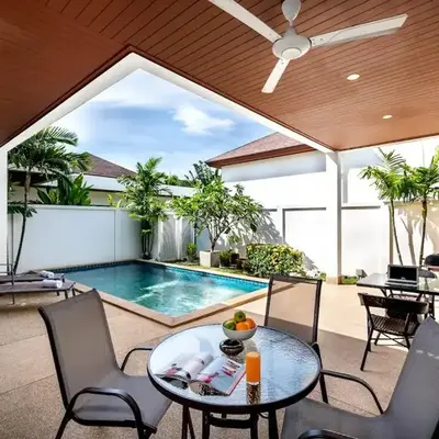 West facing 3br Boutique Pool Villa