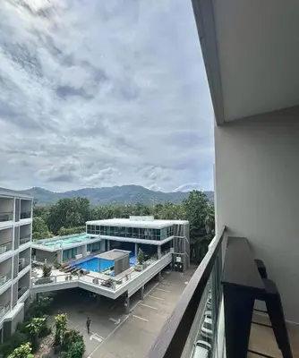 a view of a building with a swimming pool at The Regent Phuket Bangtao Beach in Bang Tao Beach