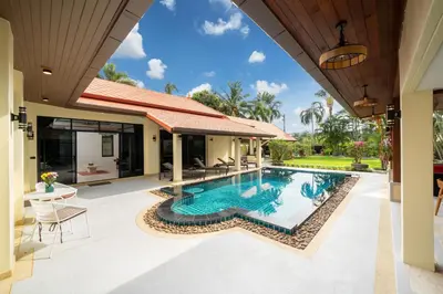 an image of a swimming pool in a house at Villa Conhei in Rawai Beach