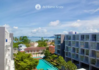 a view of the city of at home kotoku at At Sea Condotel in Klong Muang Beach
