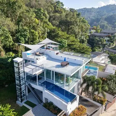 Amor Primero - sea view pool villa with maid