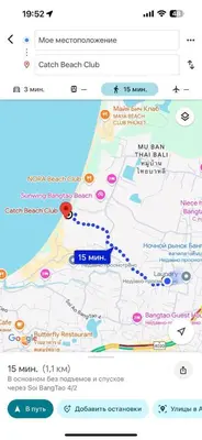 a map of the battle of hasteland at Ocean Villa Bang Tao Phuket in Ban Thalat Choeng Thale