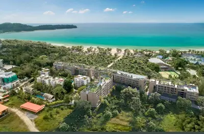 an aerial view of a resort near the beach at Laguna BeachSide 200m to beach BangTao in Bang Tao Beach