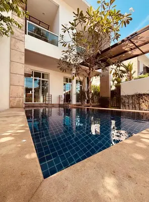an image of a swimming pool in a house at Oxygen Villa 3 beds in Rawai Beach