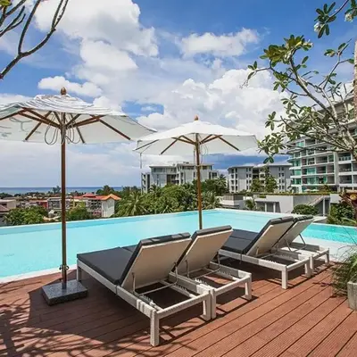 Karon rooftop pool condo