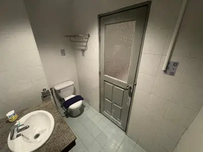 a bathroom with a shower and a sink and a toilet at Stay at Bedroom in Patong Beach