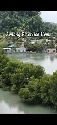 a sign that reads unnamed riverside home on a lake at Aonang Riverside Home in Ban Khlong Son