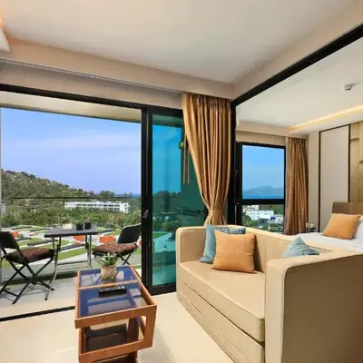 1bdr Seaview Apartment near Surin Beach