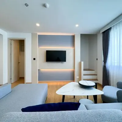 Duplex Cala 1BR FamilyPoolsGym Shuttle
