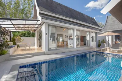 an image of a swimming pool in a house at 3 Bedrooms Private Pool Villa near Laguna in Laguna Phuket