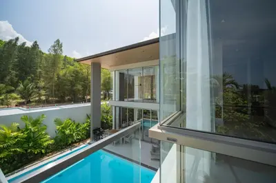 an image of a house with a swimming pool at Grand View Residence Villa by NLA in Bang Tao Beach